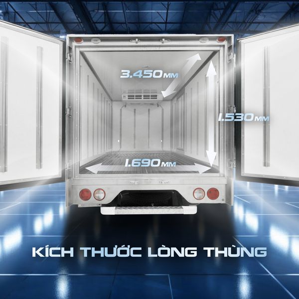 Xe Tải Van Thaco TF420V 2S Đông Lạnh